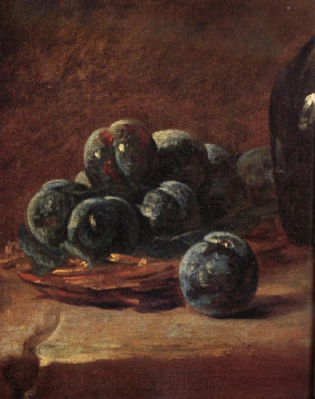 Jean Baptiste Simeon Chardin Details of Still life with plums
